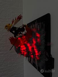 Quadro 3D Rengoku Action Figure