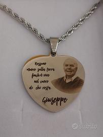 collana ricordo defunto