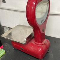 Bilancia rossa SPES vintage tonda tipo berkel