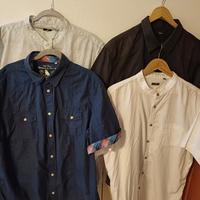 Set 4 camicie a mezza manica, da uomo,taglia XXL