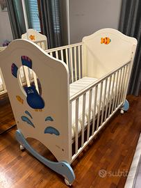 Lettino Azur ippopotamo con oblò