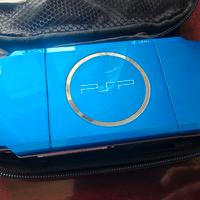 PSP 3004 VIBRANT BLUE scatolo custodie e giochi