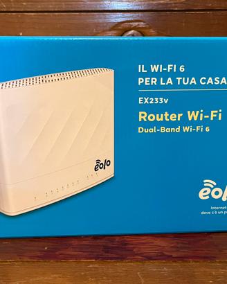 Router Eolo EX233v wi-fi 6 Dual Band-  Nuovo