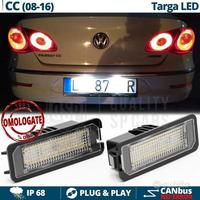 Placchette Luci Targa LED per VW Passat CC CANbus