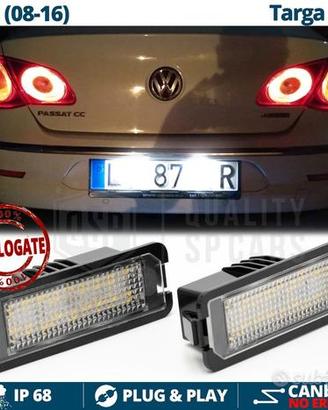 Placchette Luci Targa LED per VW Passat CC CANbus
