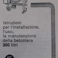 Betoniera  SAN MARCO 300 litri