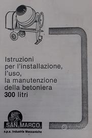 Betoniera  SAN MARCO 300 litri