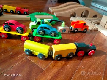 treno in legno IKEA