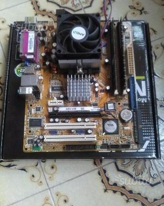Scheda madre desktop Asus A8V-VM SE + processore