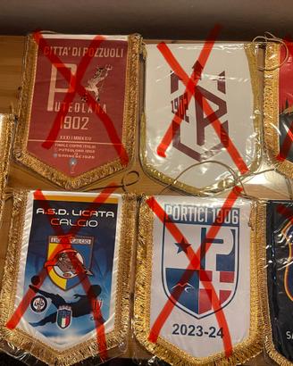 Gagliardetti calcio rari match worn