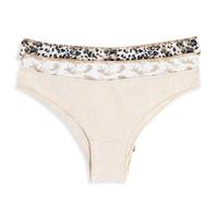 Set 6 Slip Brasiliana Cotonella - Cotone tg L