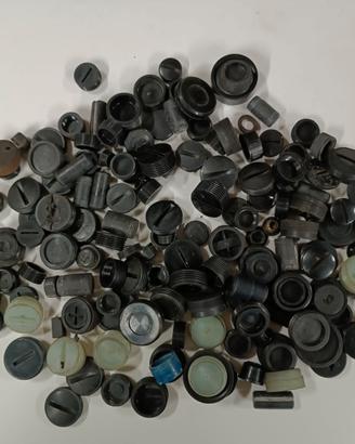 LOTTO TAPPI COPERCHI SPAZZOLE CARBONCINI