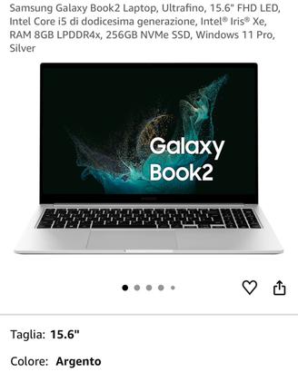 Portatile Samsung Galaxy Book 2