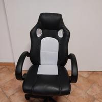 Poltrona racing similpelle
