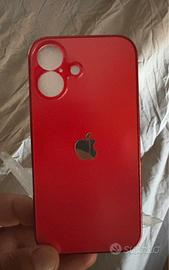 2 cover rosse  iphone 16 nuove mai usate