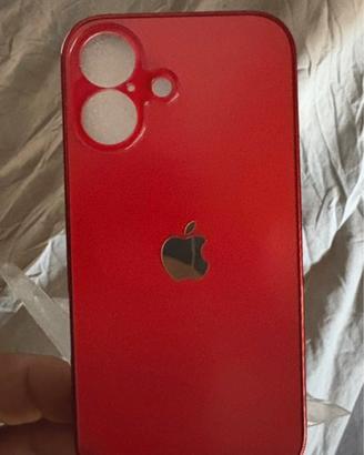 2 cover rosse  iphone 16 nuove mai usate