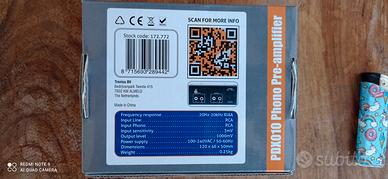 preamplificatore riia in phono-out aux 