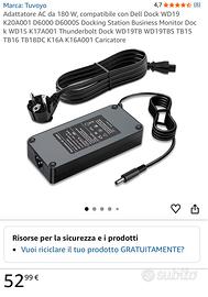 Alimentatore 180W compatibile Dell Dock