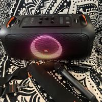 Cassa jbl party box on the go karaoke