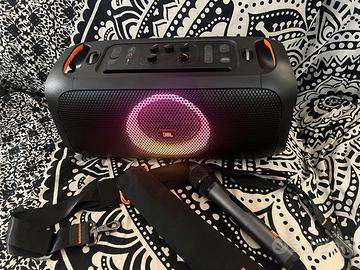 Cassa jbl party box on the go karaoke