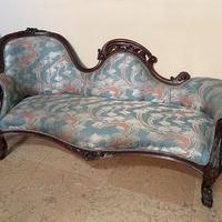 Chaise longue e coppia poltrone liberty