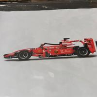 F1 rossa in costruzioni compatibili Legoi