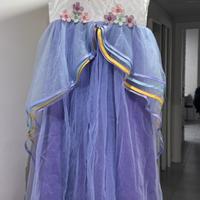 Vestito carnevale principessa unicorno