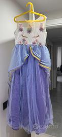 Vestito carnevale principessa unicorno