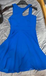 Vestito corto blu