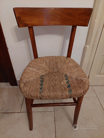 Sedia in legno anni 50