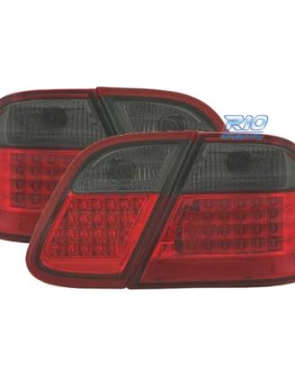 FANALI PER MERCEDES CLK W208 97-02 LED ROSSO AFFUM