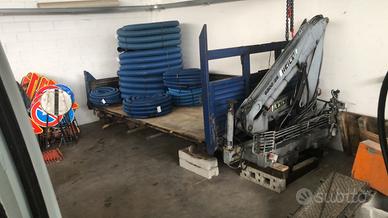 Gru con cassone trilaterale