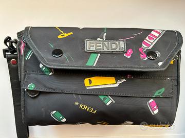 Fendi cartoleria clutch Pouch bags originale