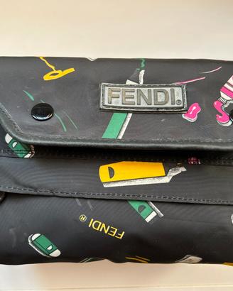 Fendi cartoleria clutch Pouch bags originale