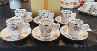 SET 6 TAZZINE THUN GOLD ICONS NUOVE CAFFE AL VOLO 