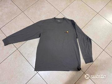 T shirt manica lunga American script carhartt