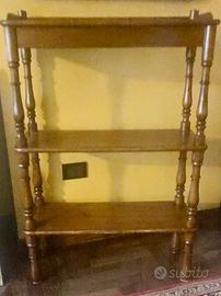 Scaffale/libreria a a giorno in legno