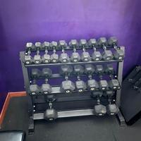 Set manubri esagonali Lacertosus  + rastrelliera