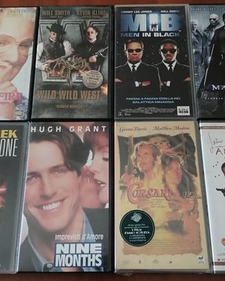FILM VHS 8 Grandi Capolavori in VHS Vintage 1