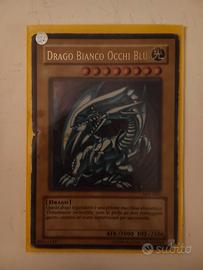 carta yugi oh drago bianco occhi blu