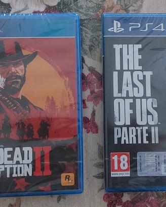 Red dead redemption 2 + The last of us 2 Ps5