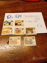 Francobolli usati di diversi paesi 