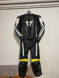 Tuta moto Dainese e stivali TCX