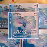 8 DVD vergini recordable TDK