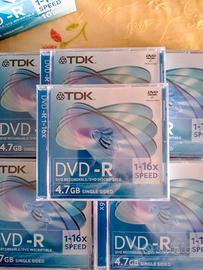 8 DVD vergini recordable TDK