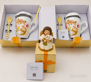 Thun -  2 mug con cucchiaini & 1 Angioletto