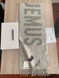 Sciarpa Jacquemus grigio