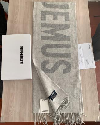 Sciarpa Jacquemus grigio