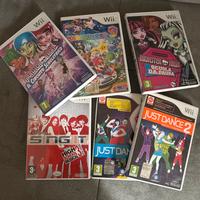 set di 6 giochi per Nintendo Wii