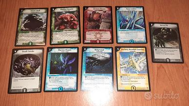 9 carte Duel Masters in inglese